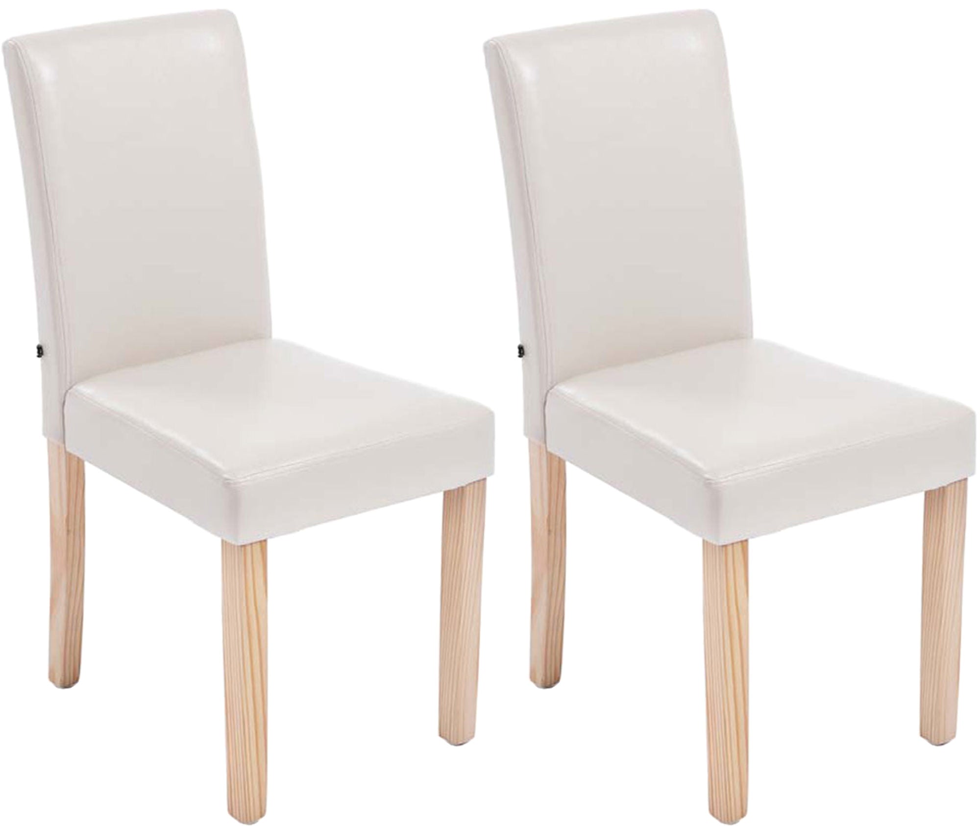 Set van 2 eetkamerstoelen Ina kunstleer