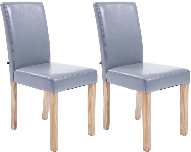 Set van 2 eetkamerstoelen Ina kunstleer