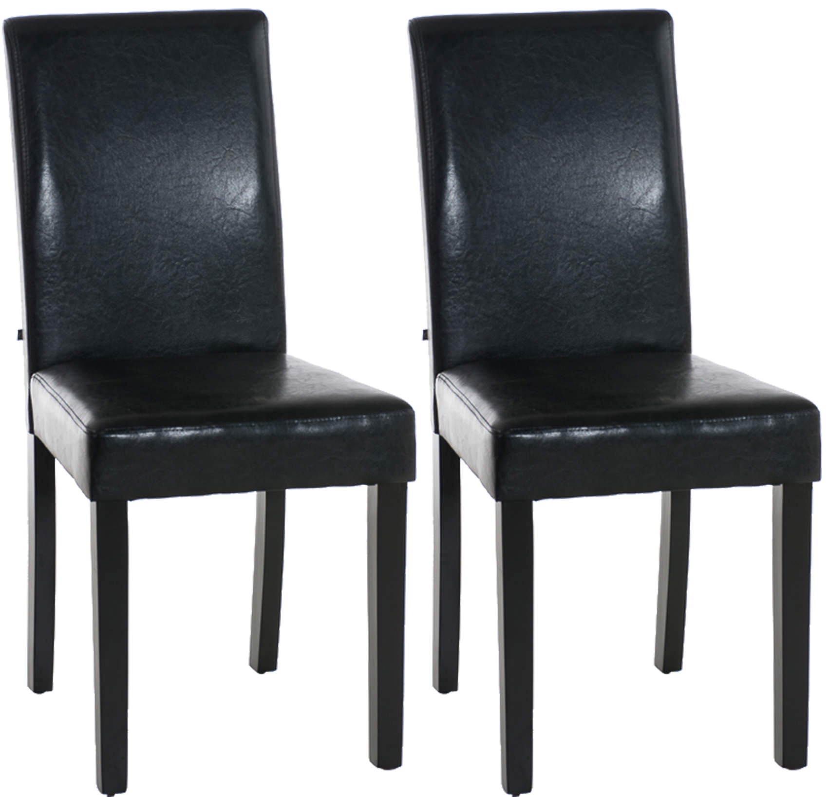 Set van 2 eetkamerstoelen Ina kunstleer