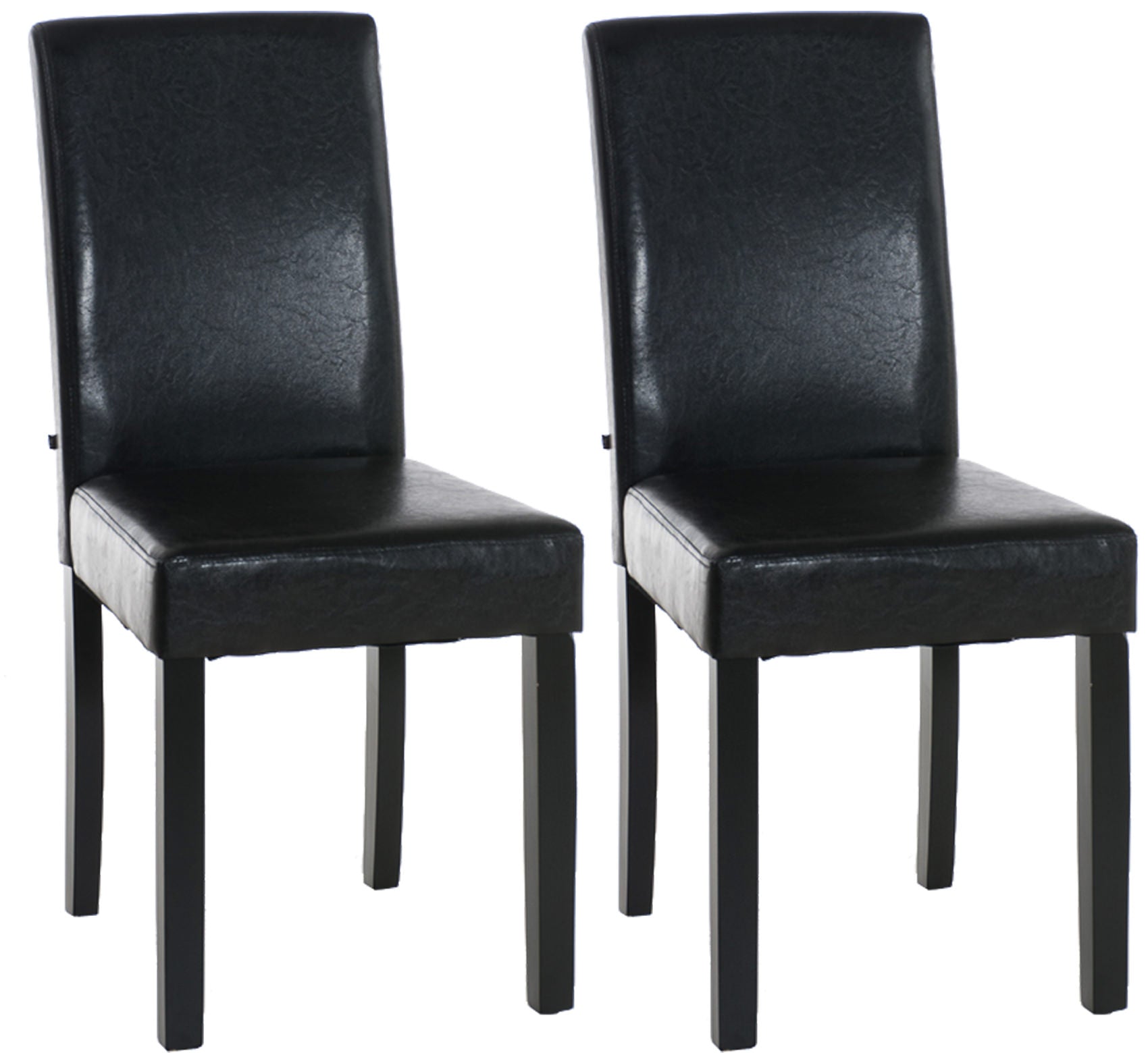 Set van 2 eetkamerstoelen Ina kunstleer