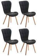 Set of 4 dining chairs Elda fabric