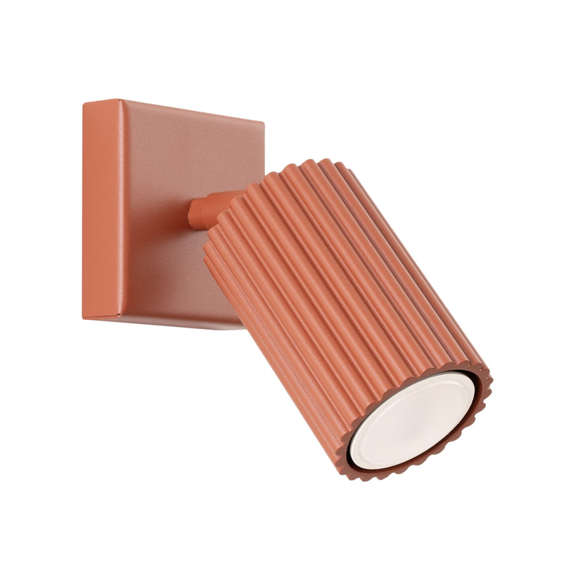Wandleuchte KARBON roter Ocker