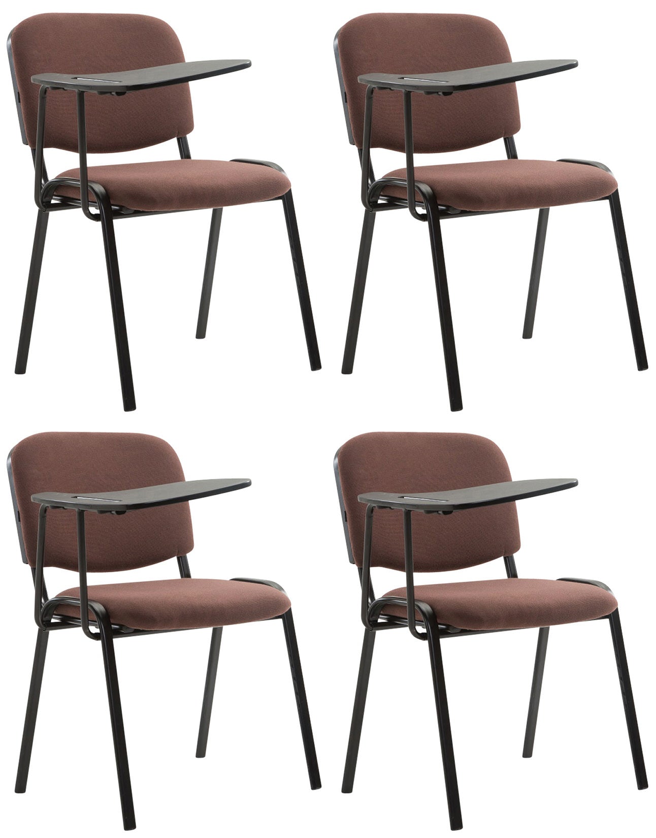 Set van 4 Ken stoelen met opvouwbare tafelstof