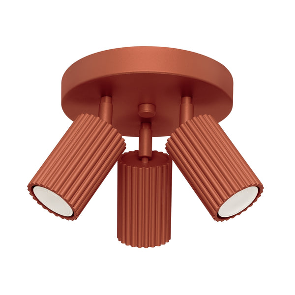 Ceiling KARBON 3P red ochre