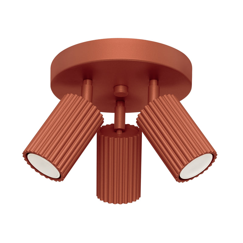 Plafond KARBON 3P roter Ocker