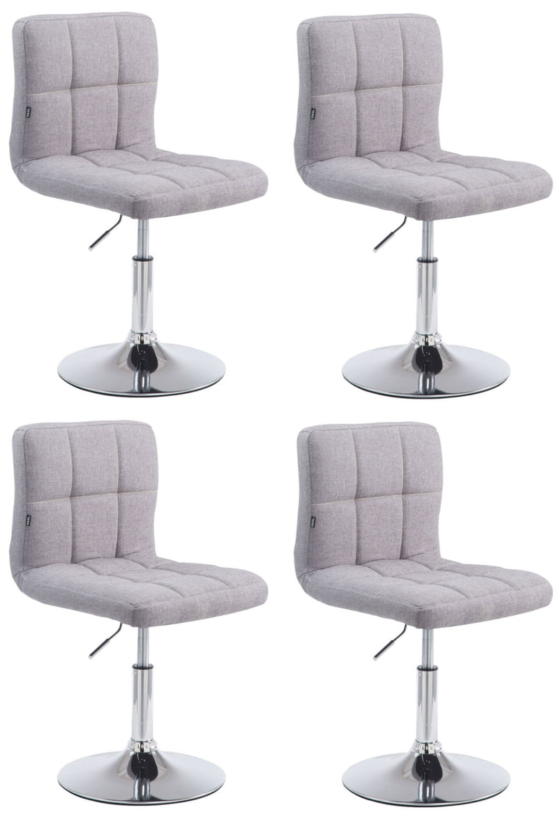 4er Set Lounger Palma Stoff