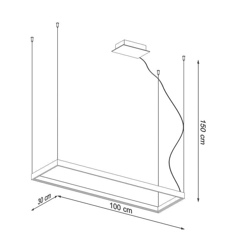 Kronleuchter TUULA M golden 4000K