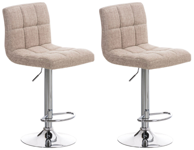 2er Set Barhocker Peru Stoff