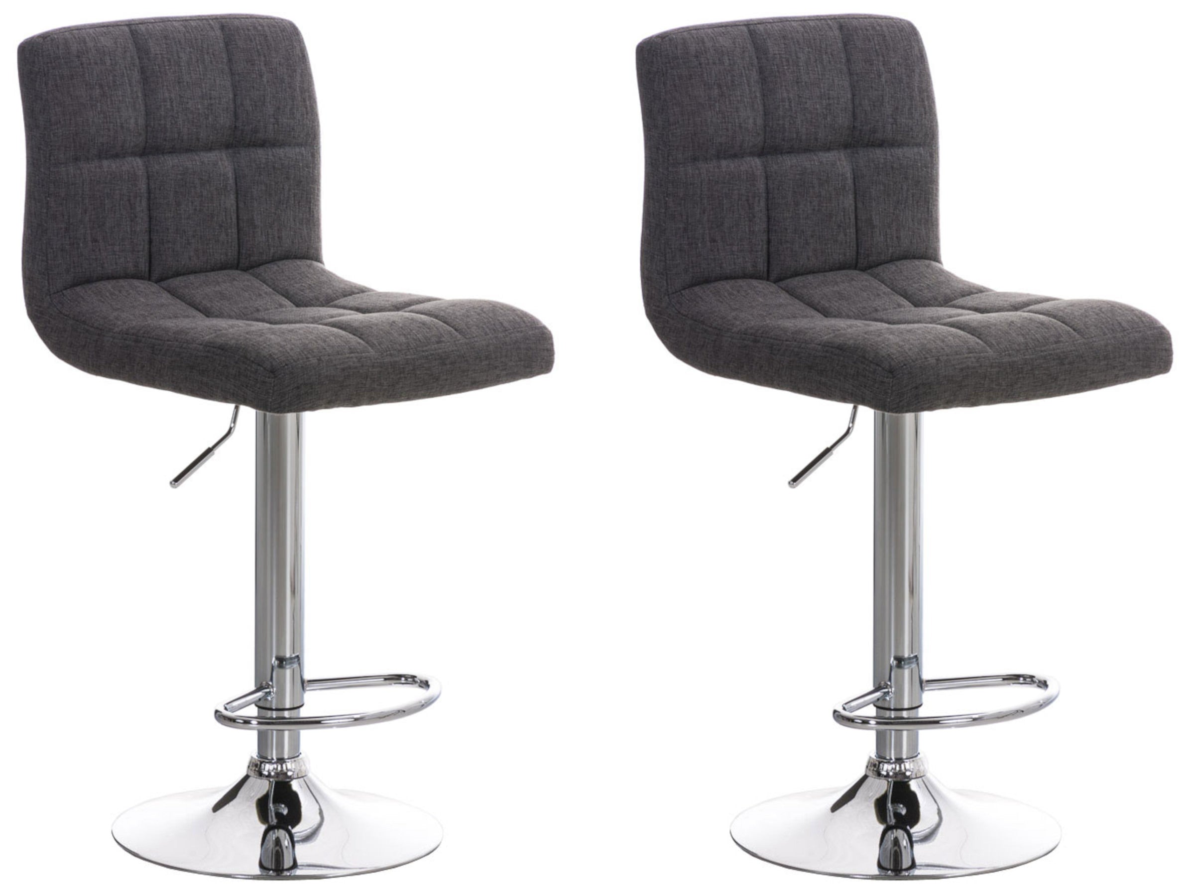 Set of 2 bar stools Peru fabric