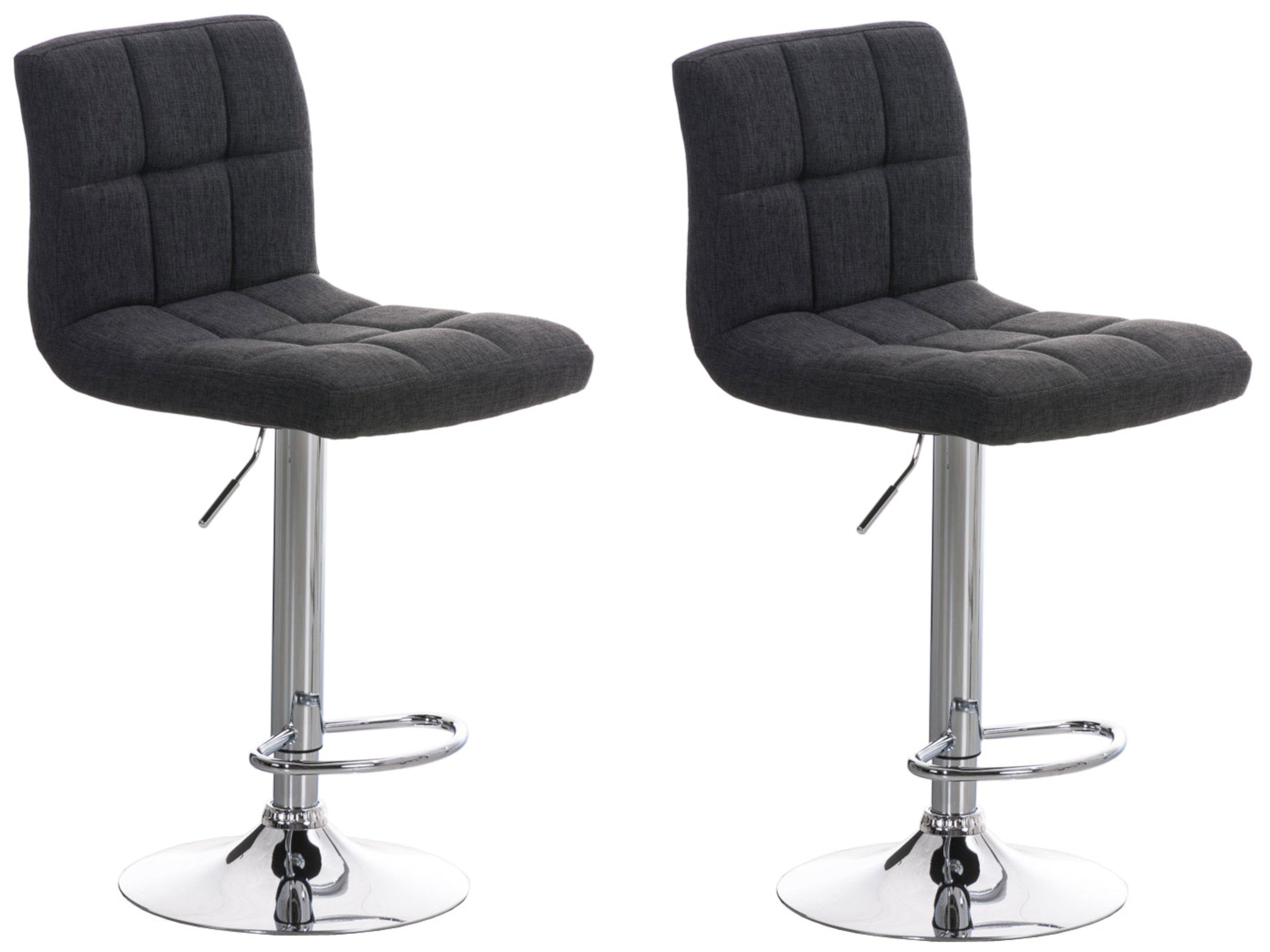 Set of 2 bar stools Peru fabric
