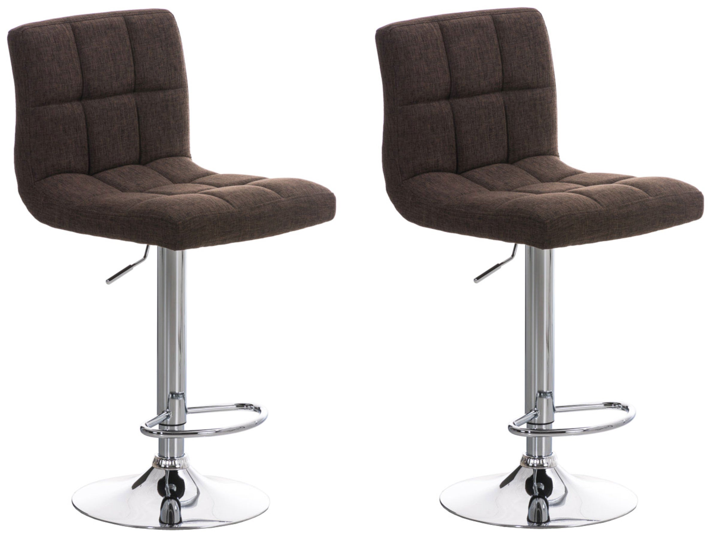Set of 2 bar stools Peru fabric