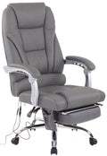 Pacific real leather office chair with massage function