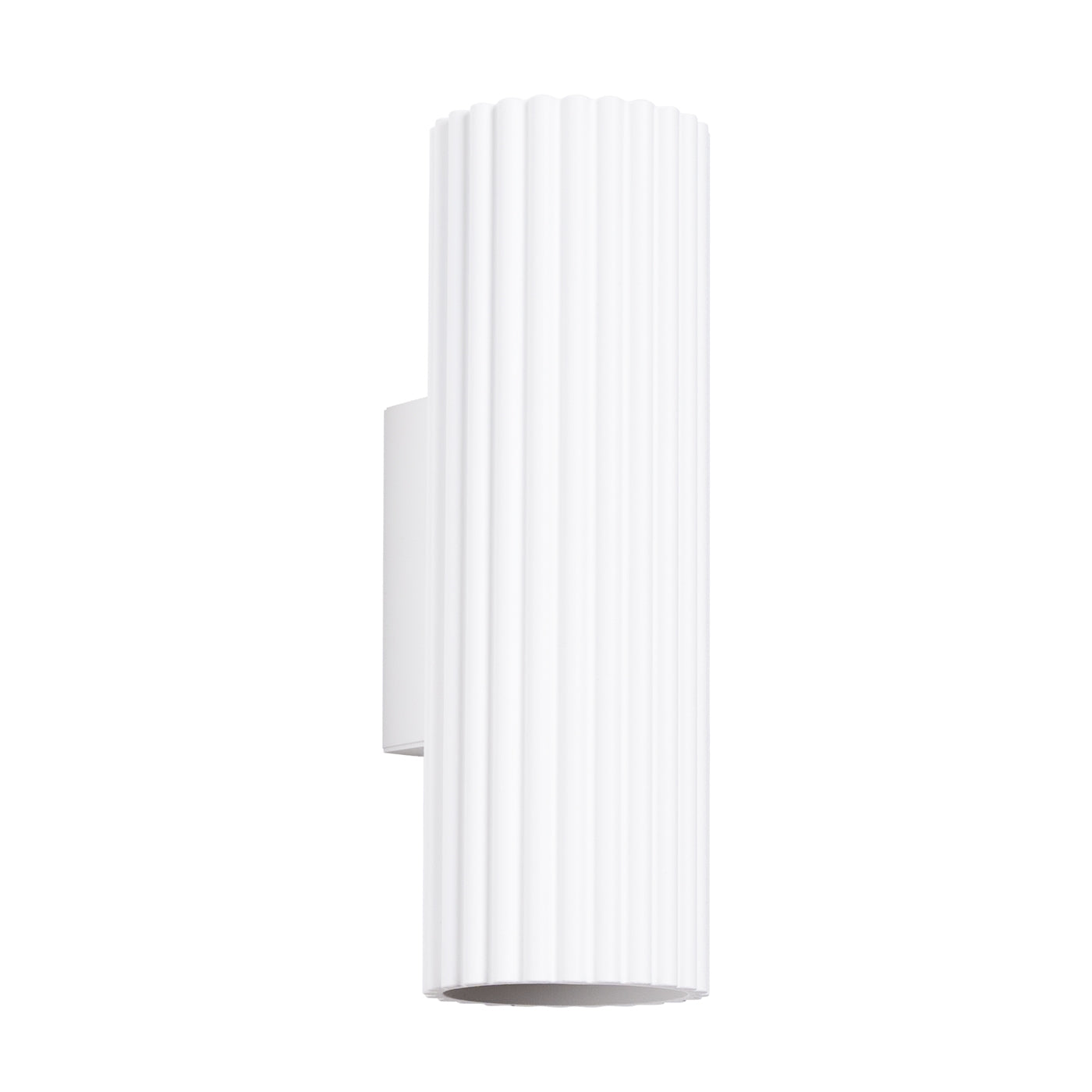Wandleuchte Karbon 20 Weiß Aluminium Minimal Design