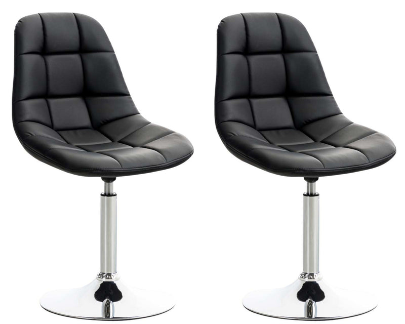 Set of 2 chairs Emil faux leather