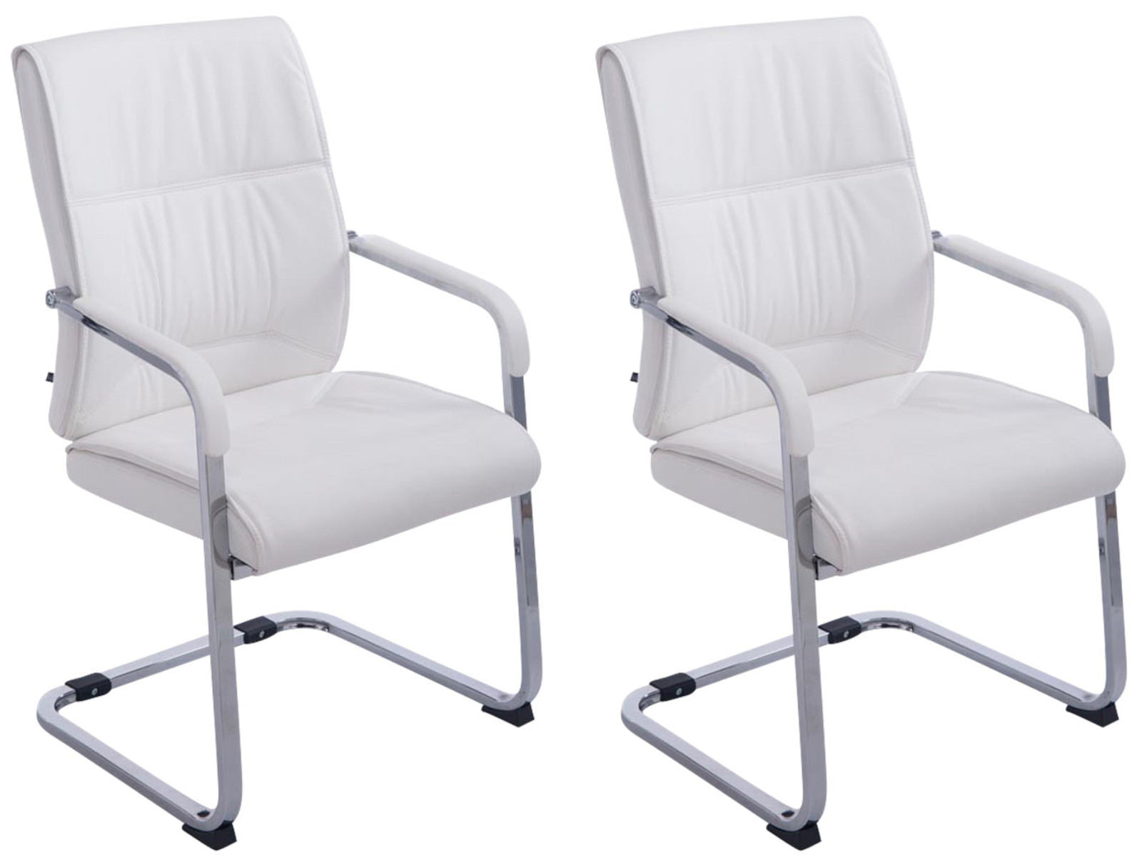 2er Set Freischwinger XXL Anubis Kunstleder