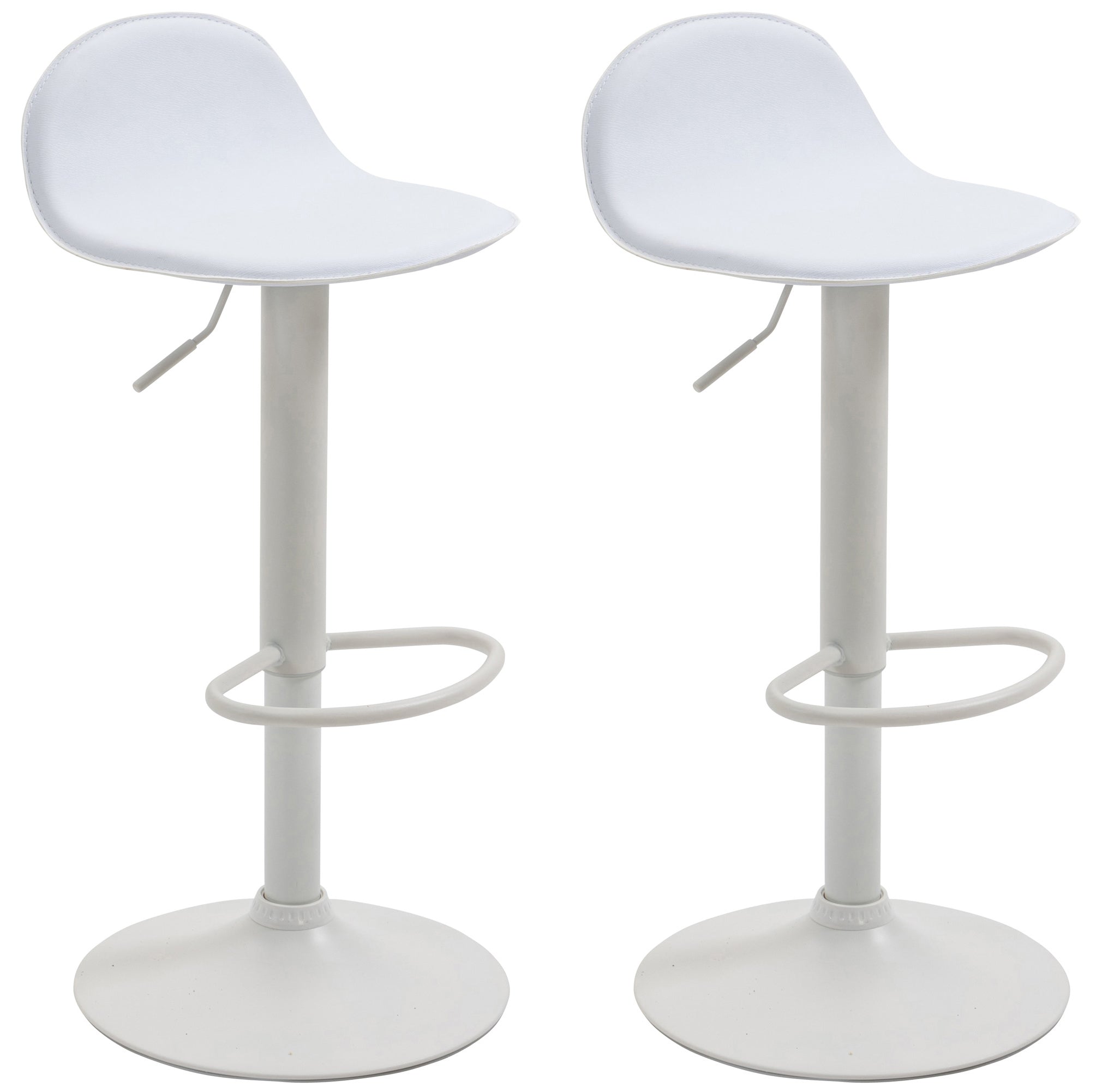 Set van 2 barkrukken Lana V2 kunstleer