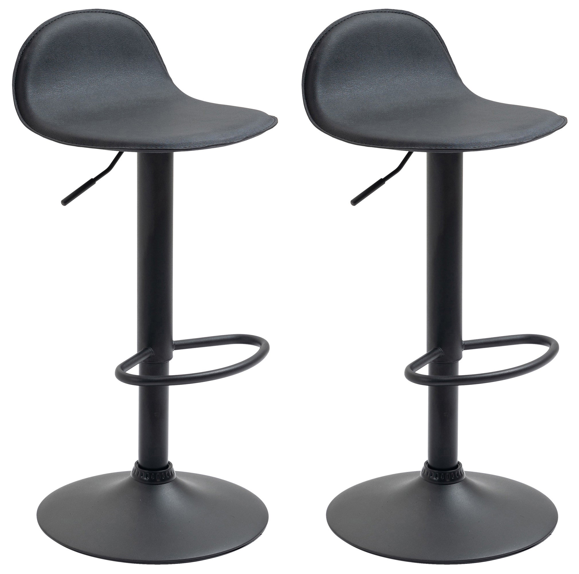 Set van 2 barkrukken Lana V2 kunstleer