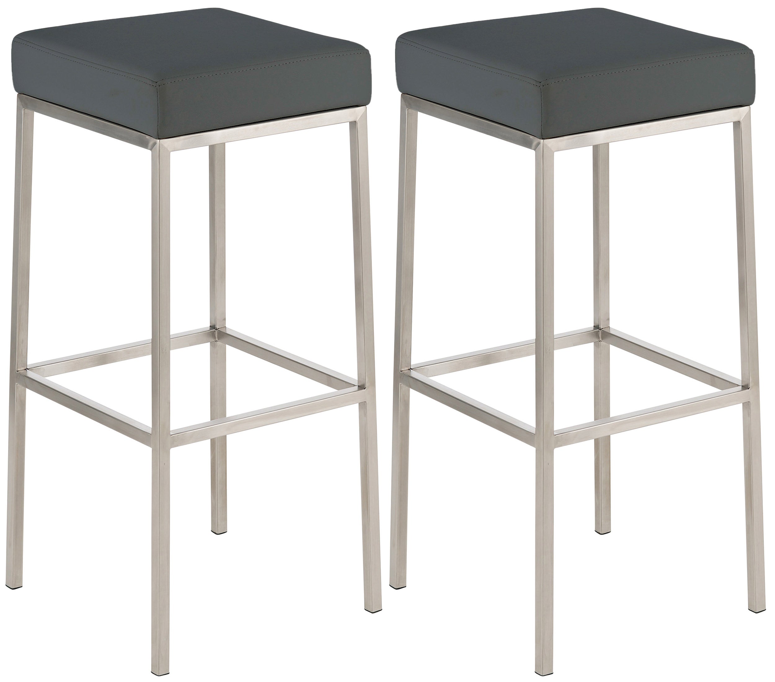 2er Set Barhocker Montreal Kunstlederbezug