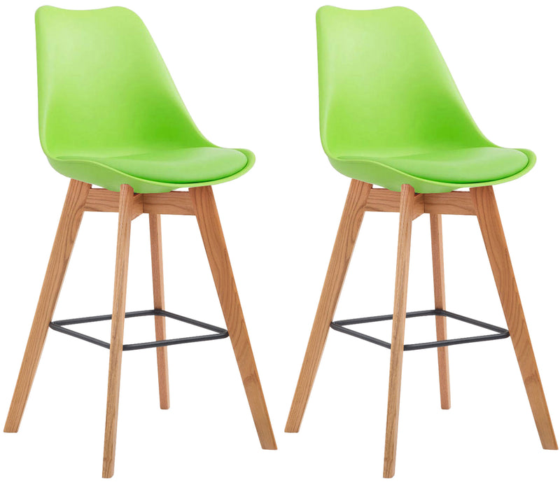 Set van 2 barkrukken Metz kunststof