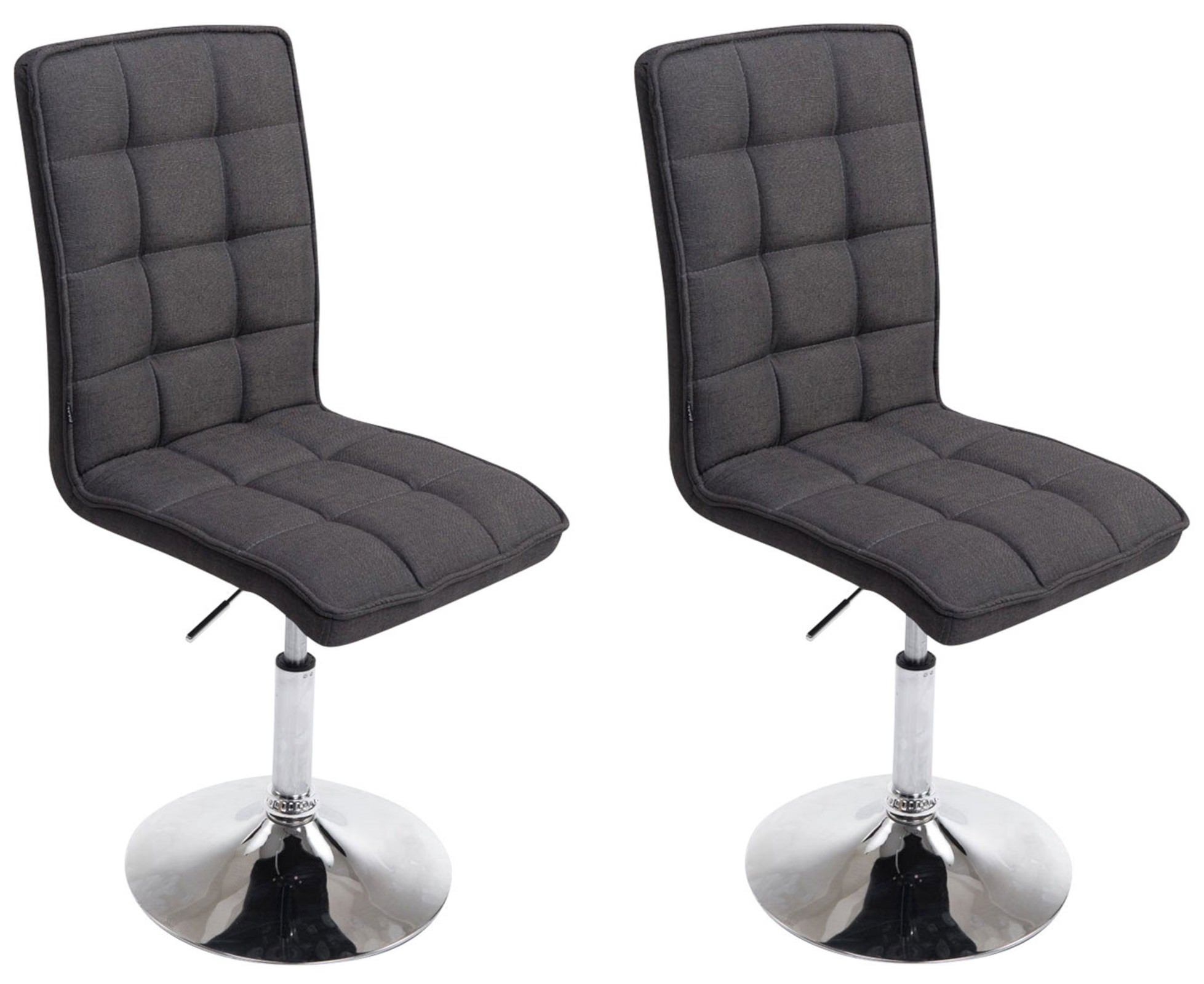 Set of 2 design dining room chairs Peking V2 fabric