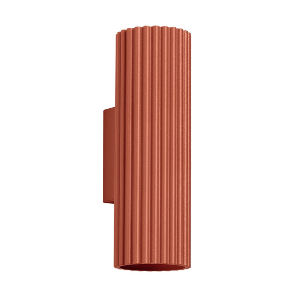 Wall light KARBON 20 red ochre