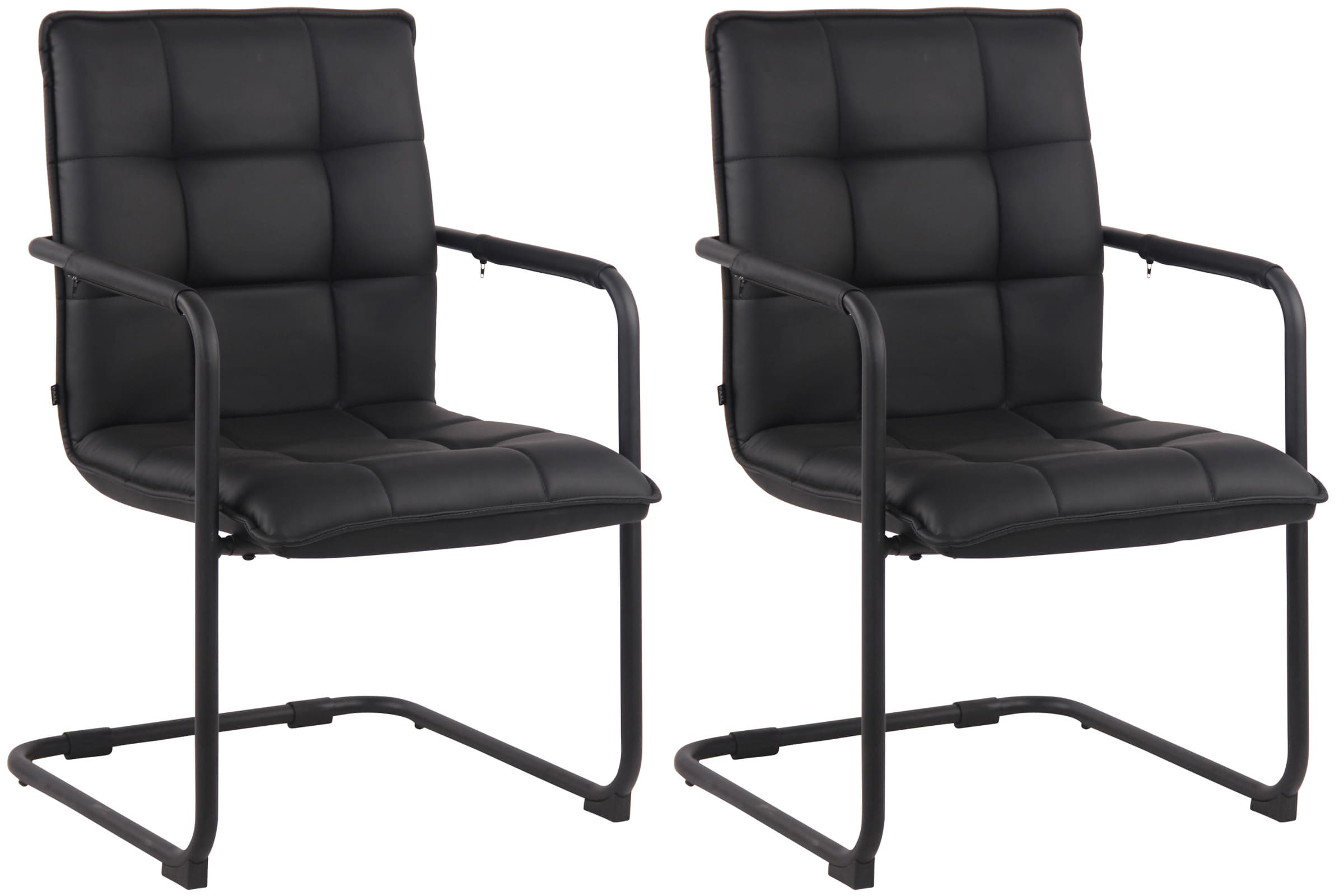 Set van 2 stoelen Gandia kunstleer