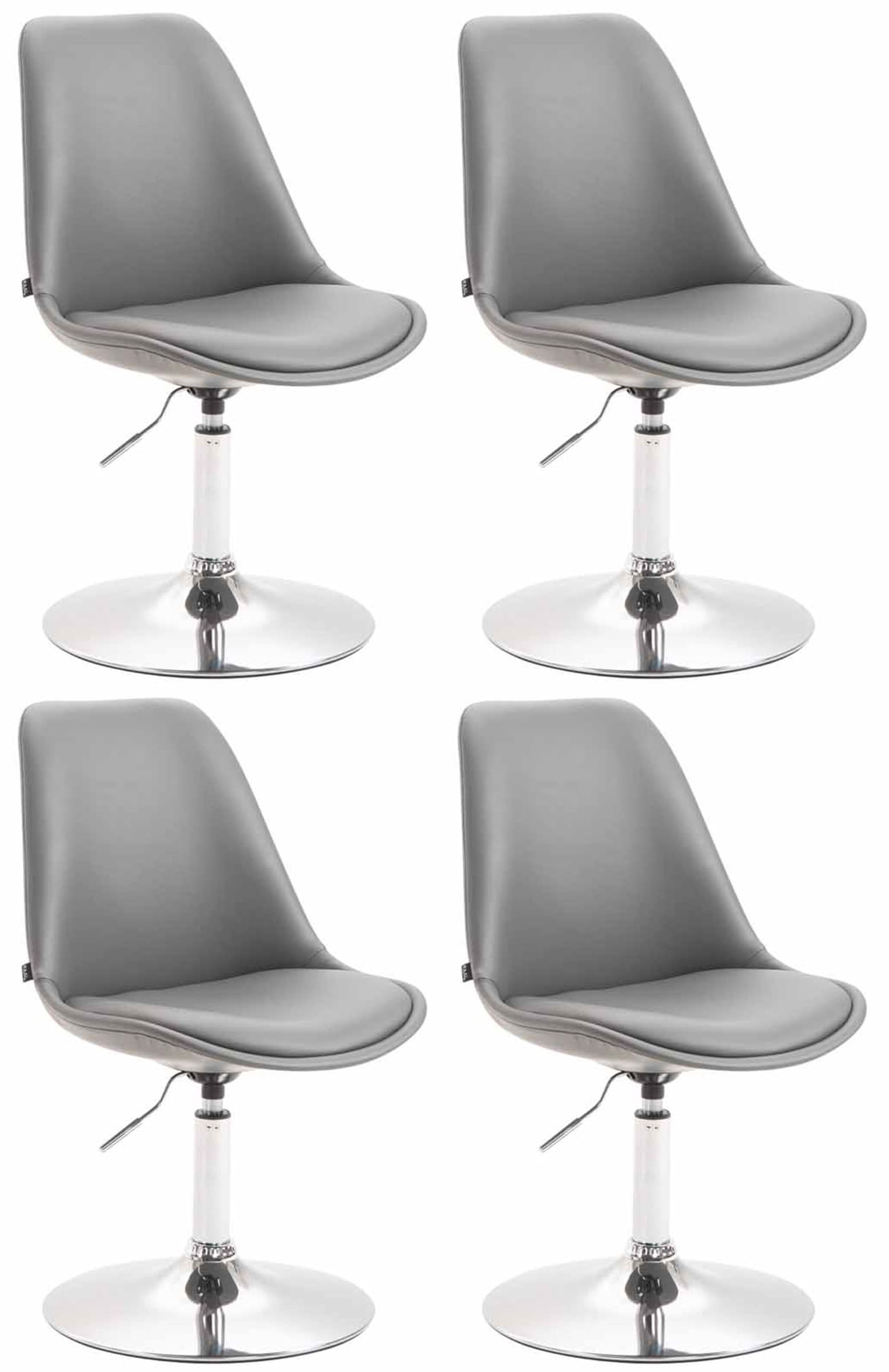 Set van 4 Maverick kunstleren eetkamerstoelen