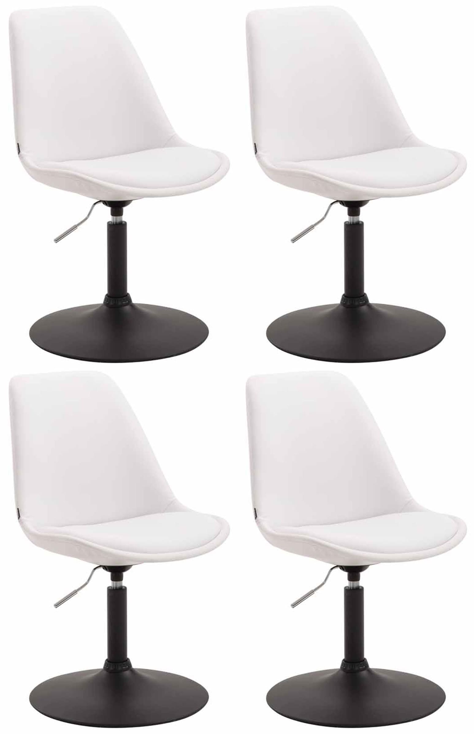 Set van 4 Maverick kunstleren eetkamerstoelen