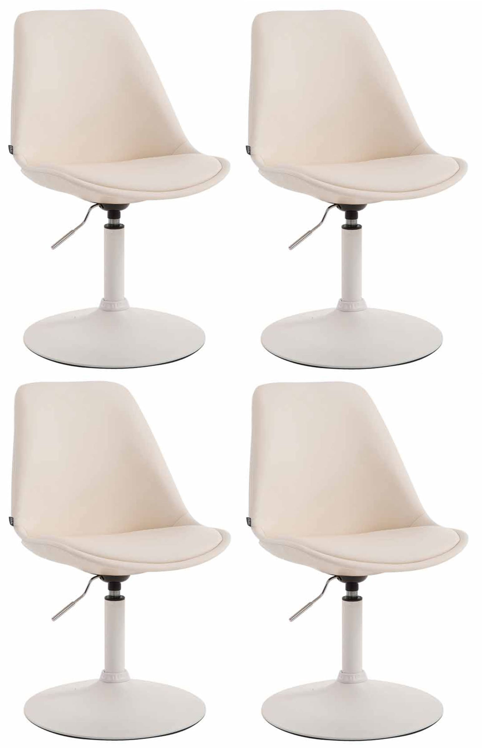 Set van 4 Maverick kunstleren eetkamerstoelen