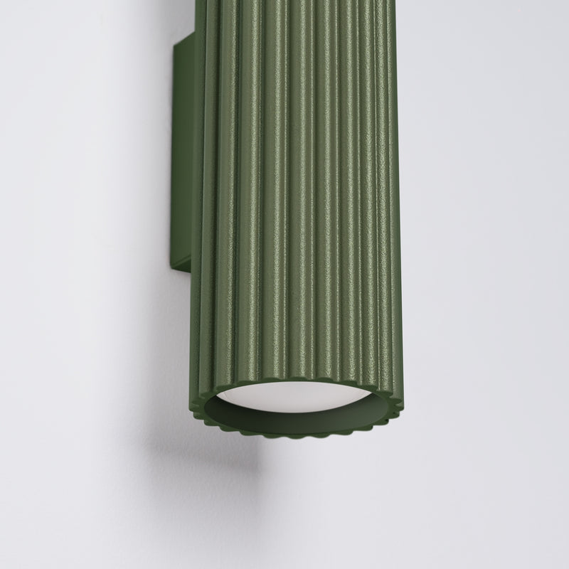 Wall light KARBON 20 olive green