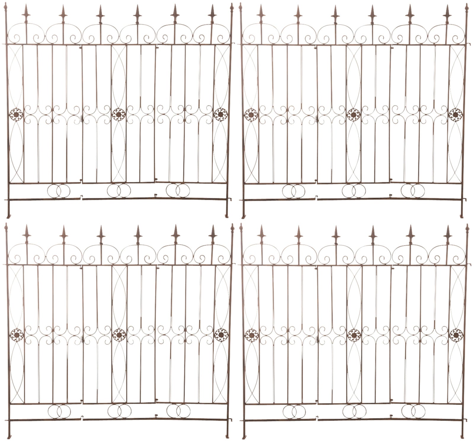 Set van 4 tuinhekken Snijbiet