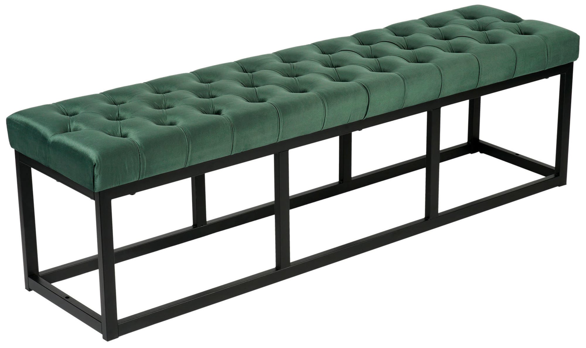 Polson fluwelen zwarte bank