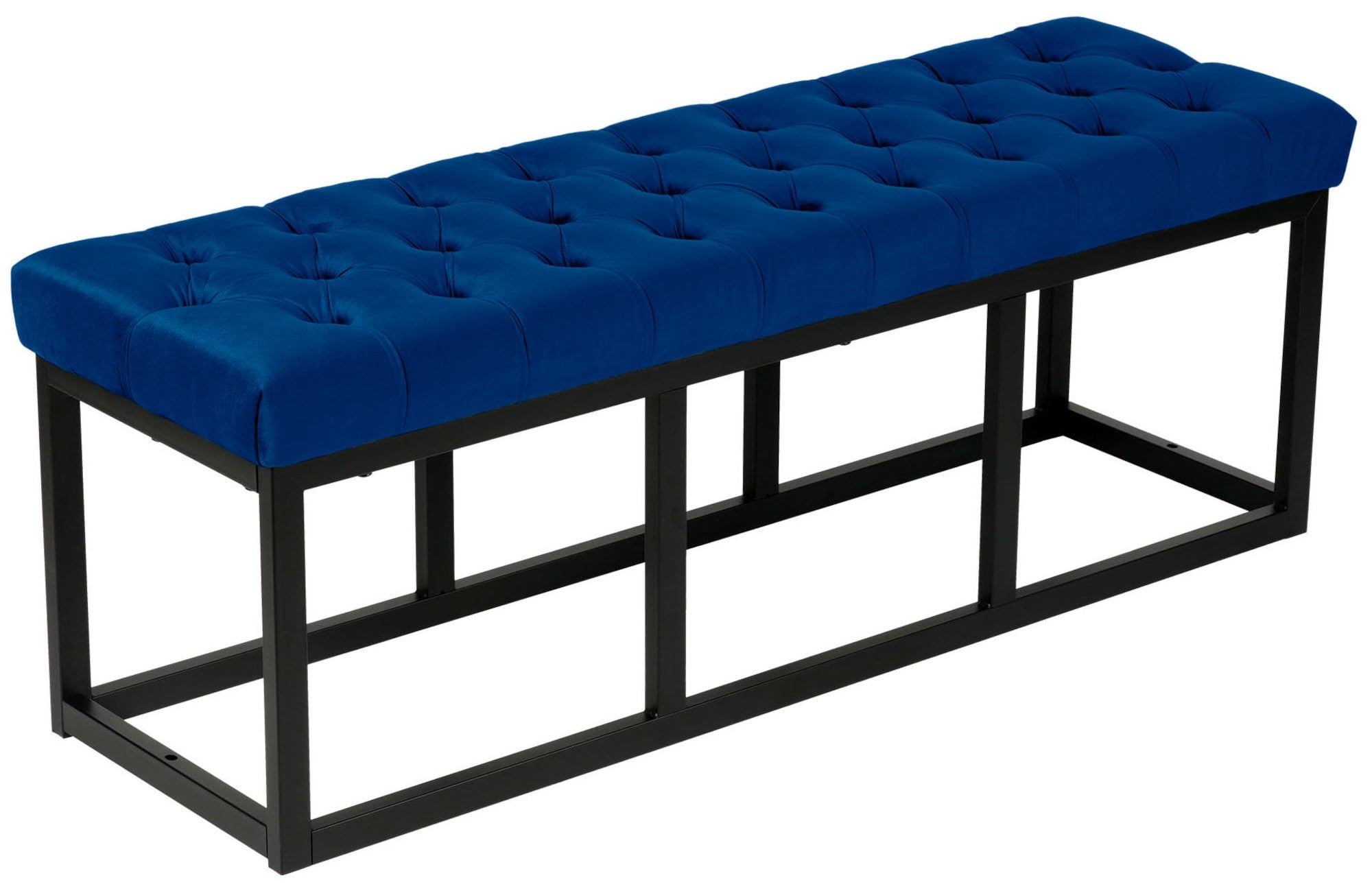 Polson fluwelen zwarte bank