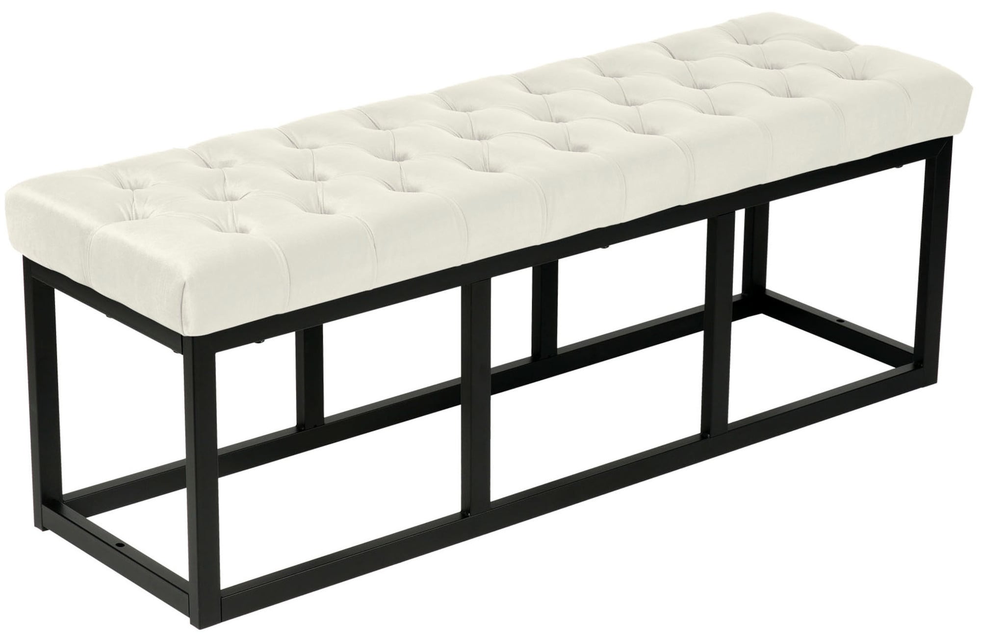 Polson fluwelen zwarte bank