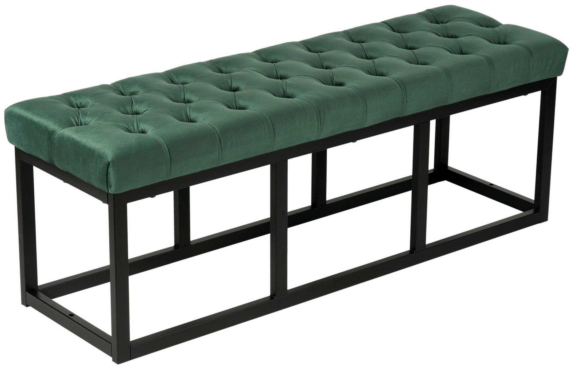 Polson fluwelen zwarte bank