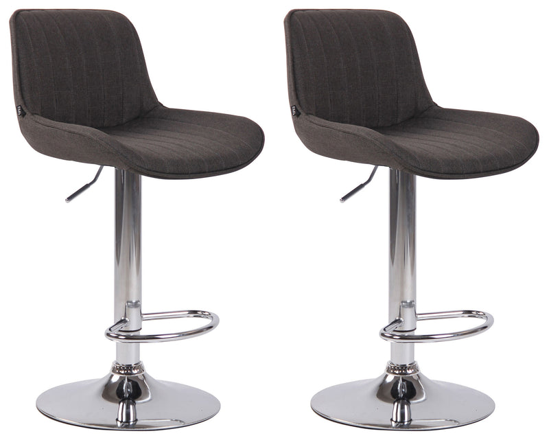 2er Set Barhocker Lentini Stoff