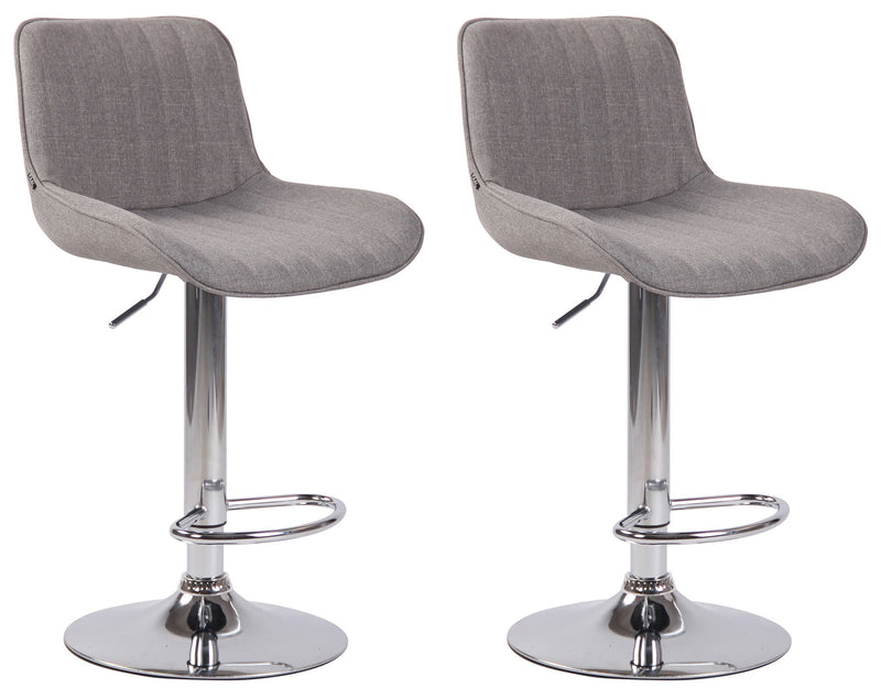 2er Set Barhocker Lentini Stoff