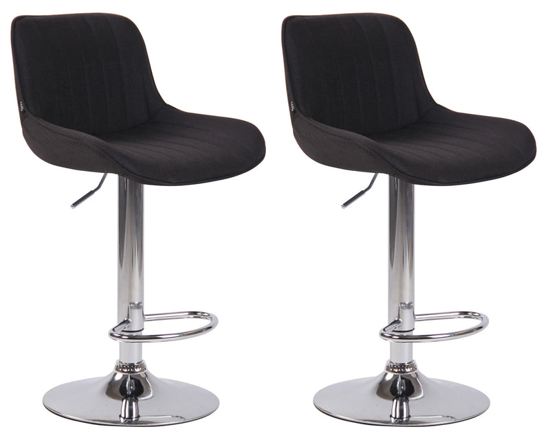 2er Set Barhocker Lentini Stoff