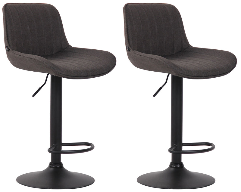2er Set Barhocker Lentini Stoff