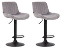 2er Set Barhocker Lentini Samt