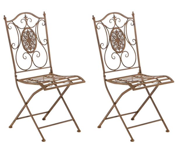 Set of 2 folding chairs Sibell