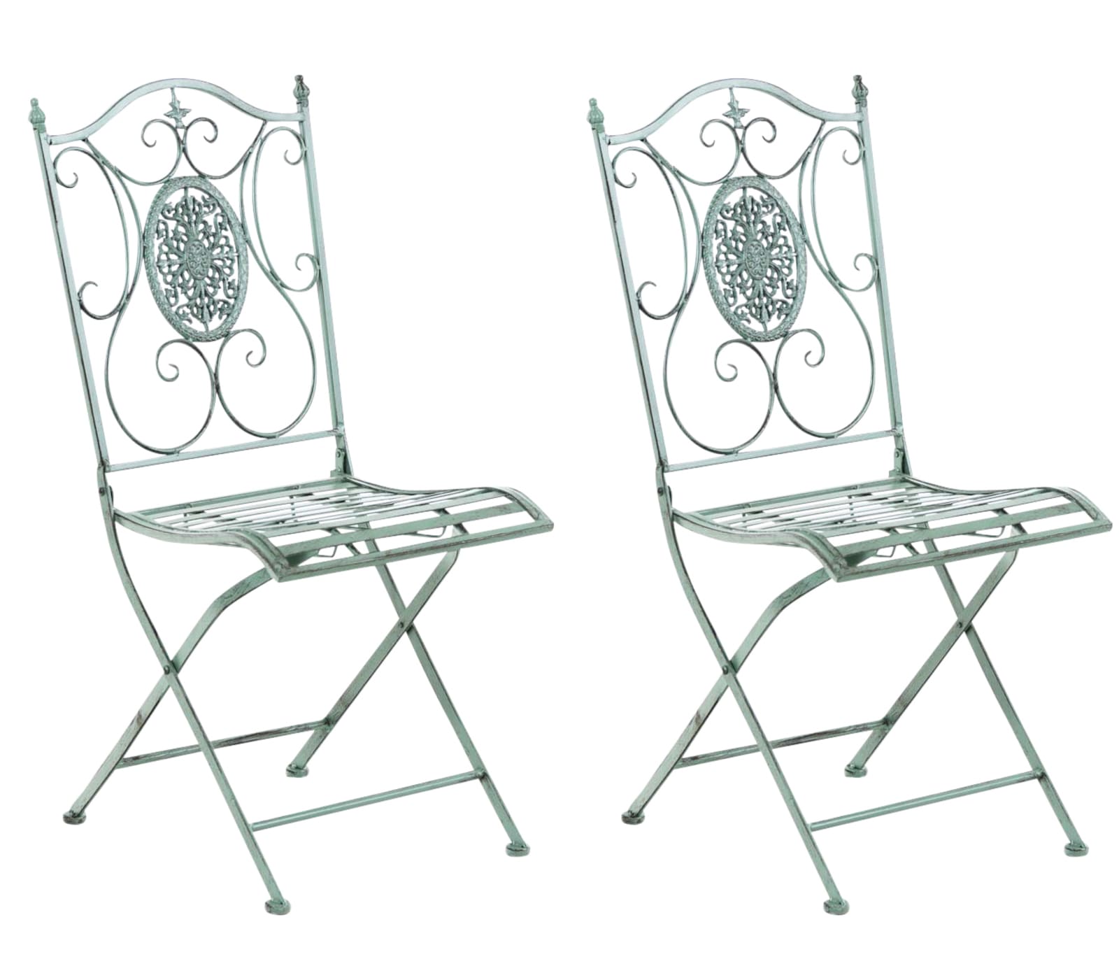 Set of 2 folding chairs Sibell