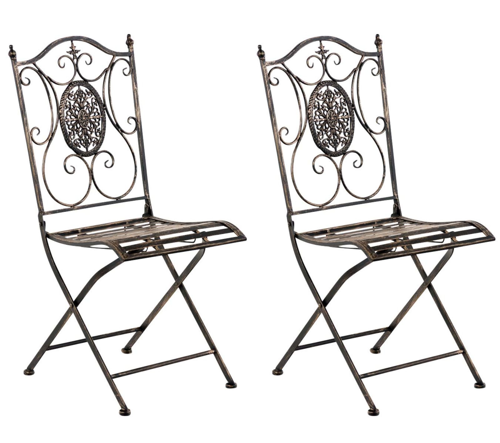 Set of 2 folding chairs Sibell