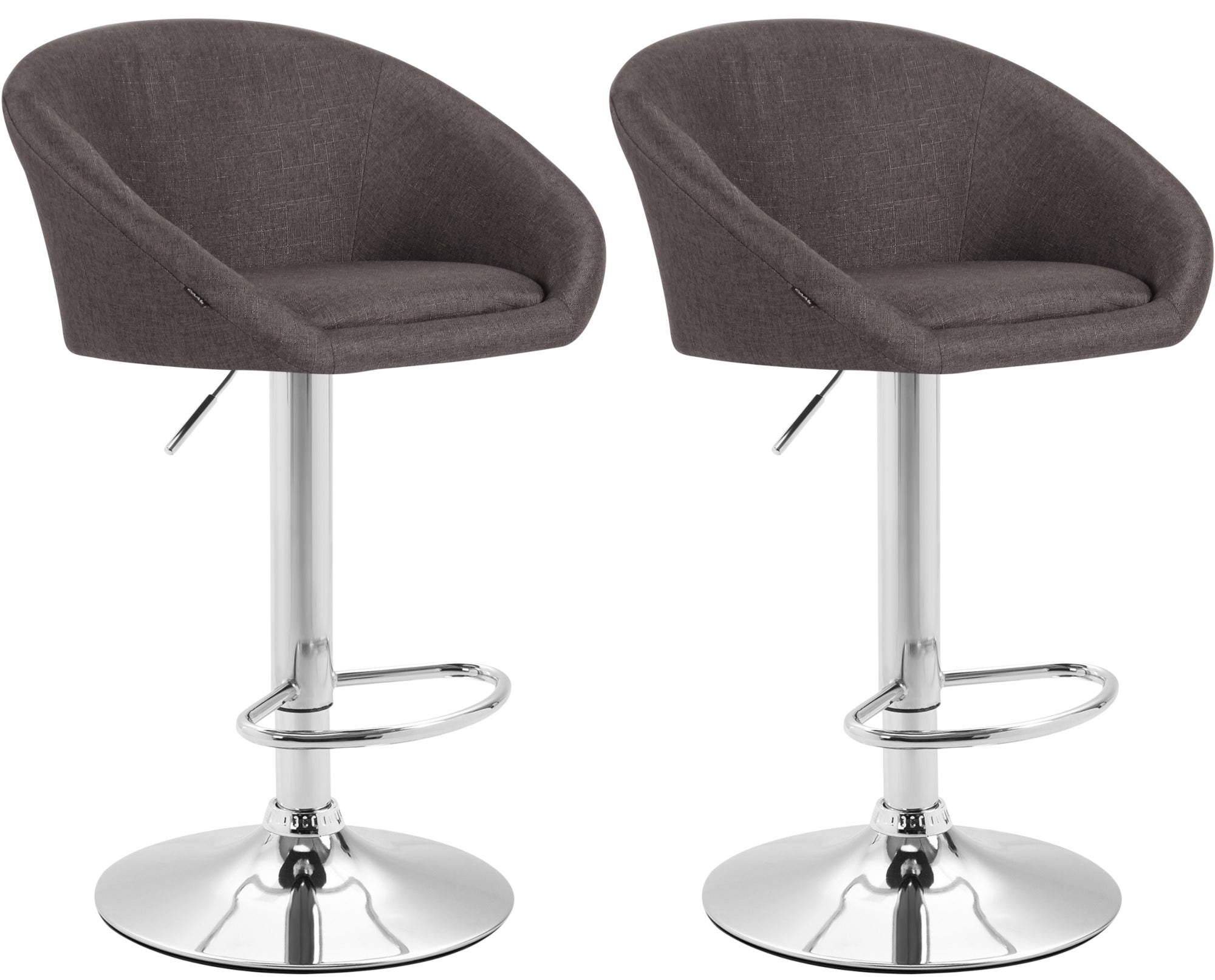 Set of 2 bar stools Miami fabric