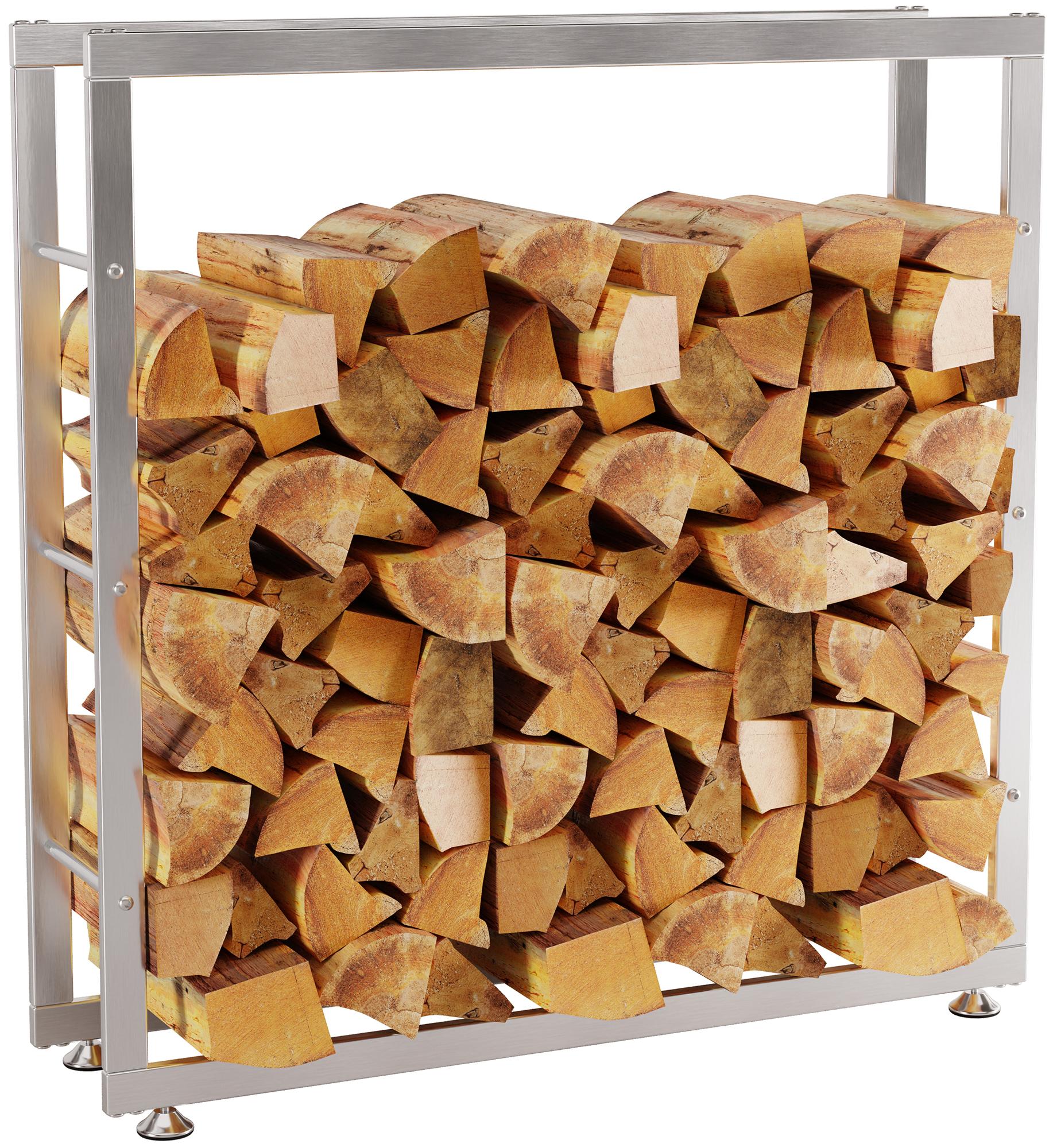 Firewood stand Keri V2 stainless steel