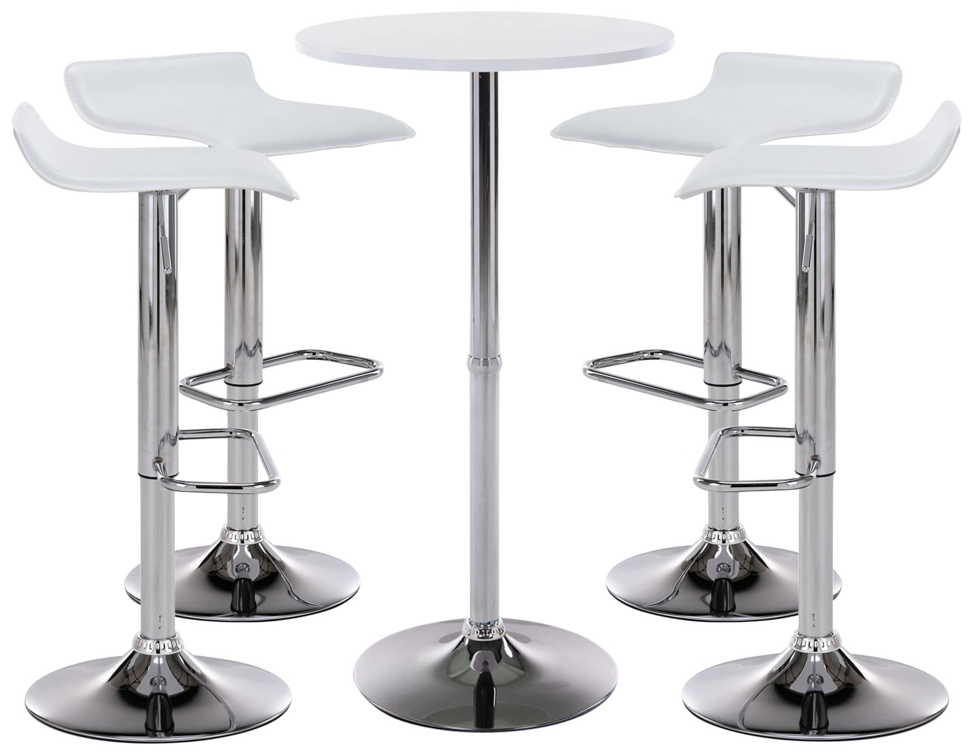 Bar table set Esberg I 4 x bar stools 1 x high table
