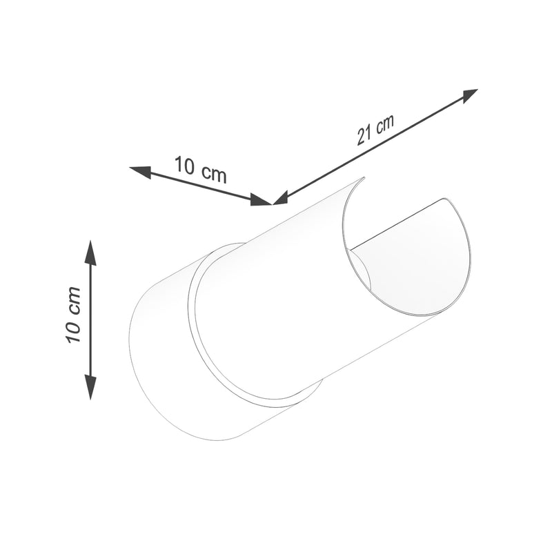 Wall light Flash Compact White