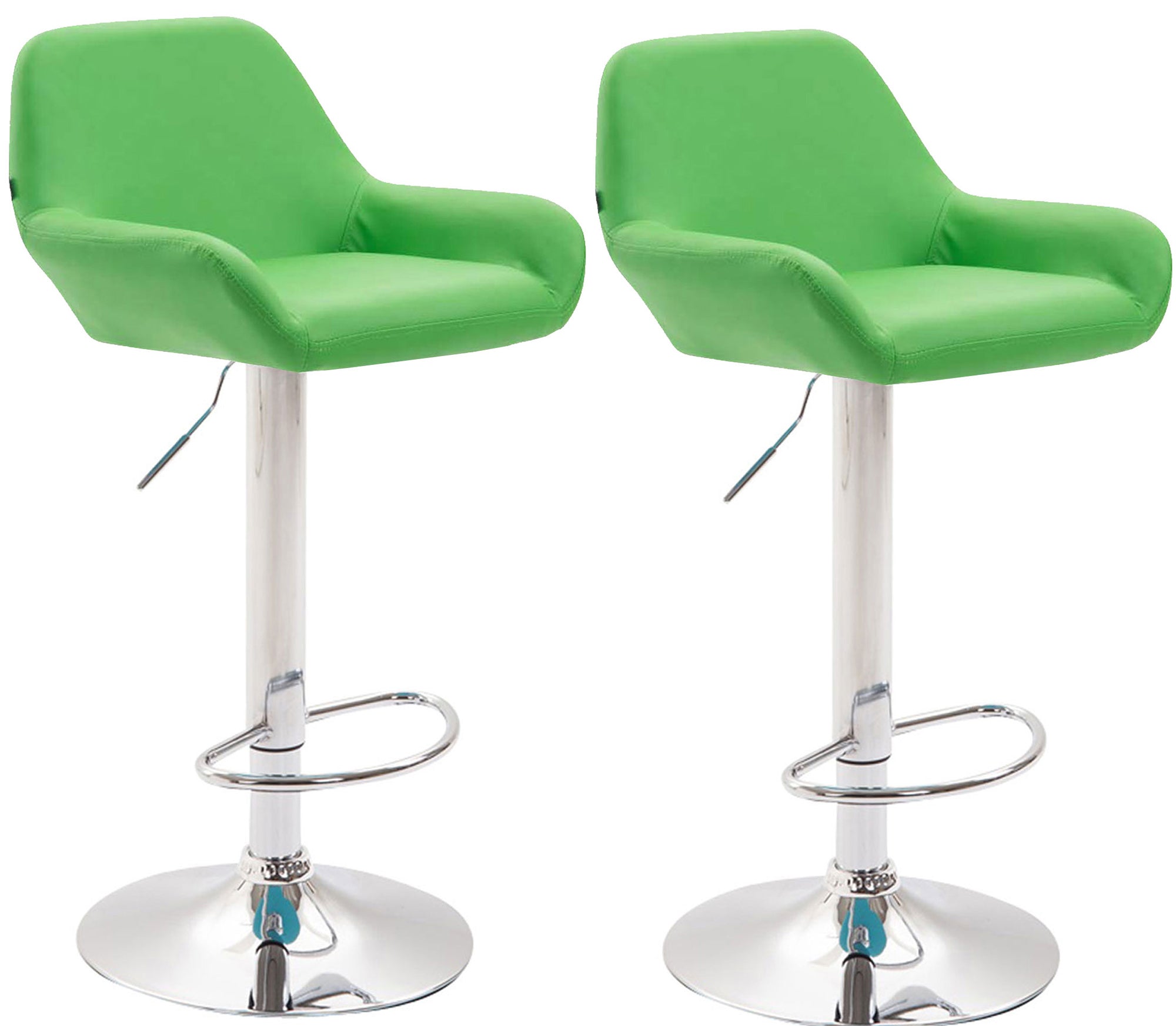 Set van 2 barkrukken Braga kunstleer