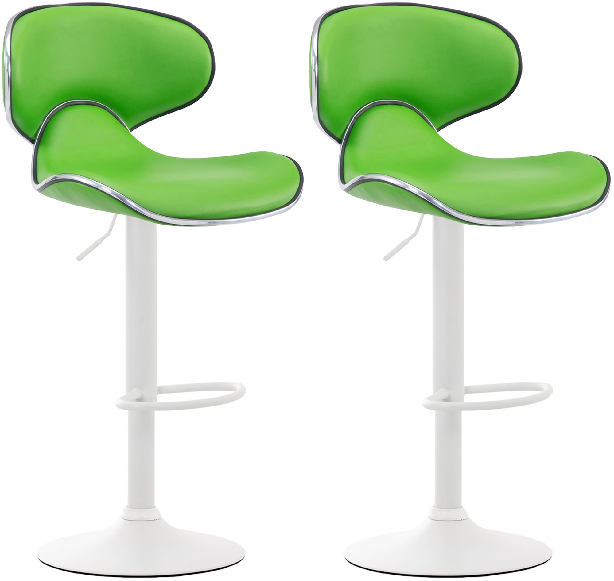 Set van 2 barkrukken Las Vegas kunstleer