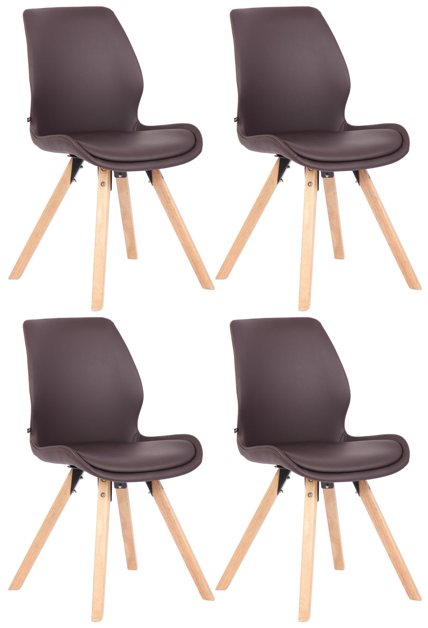 4er Set Stuhl Luna